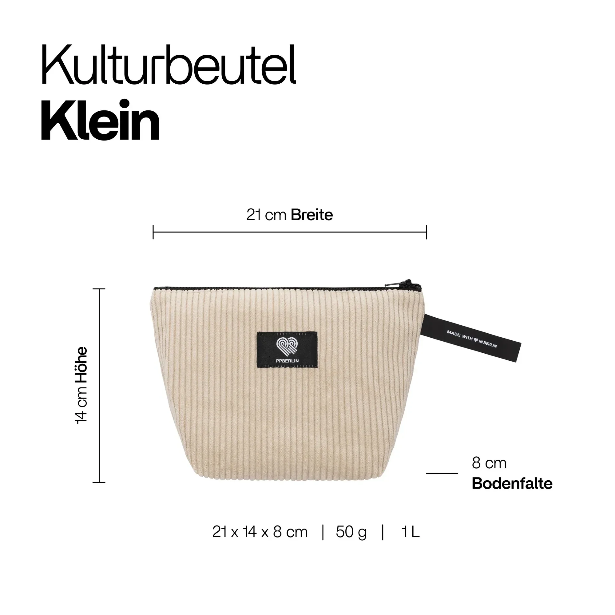 Kulturbeutel Klein Cord - Image 19